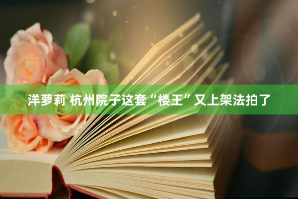 洋萝莉 杭州院子这套“楼王”又上架法拍了