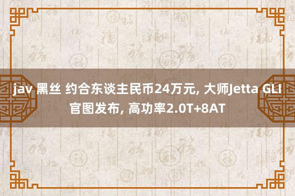 jav 黑丝 约合东谈主民币24万元， 大师Jetta GLI官图发布， 高功率2.0T+8AT